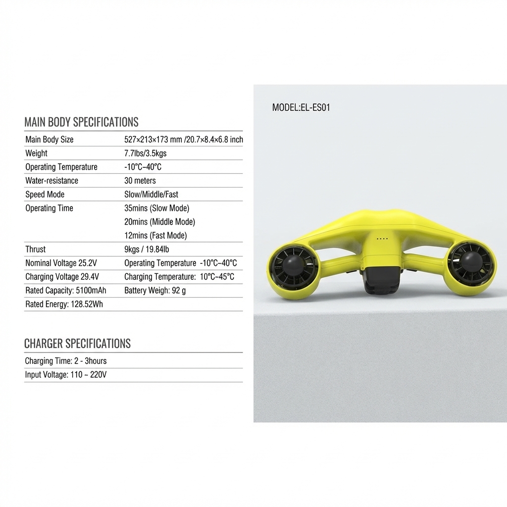 Elektrischer Unterwasser-Scoot – Aquatic Diving Bewertung und Preis